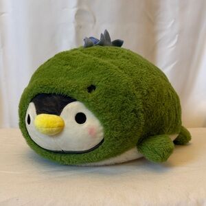 Cuddly Green Penguin Plush Toy
